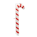 Giant 180cm inflatable candy cane with classic red and white stripes for Christmas decor - 180CM Inflatable Candy Cane