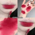 Velvet matte lip clay 02 Pistachio rose pink shade with sponge applicator - 02# Pistachio