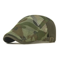 Casquette plate de camouflage d'été pour homme avec maille respirante et boucle - Réglable / Vert Armée Camo