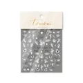 5D nail art stickers met vintage engelen en hartjes ontwerpen op witte achtergrond - Vintage Engel (to 367)