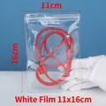 Transparent 11x16cm PVC self-sealing jewelry pouch for rings and necklaces - 11x16cm/26 Silk Thickness / Clear