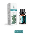10ml eucalyptus essential oil in a dark glass bottle with a white minimalist gift box - Eucalyptus