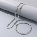 4mm Steel Color Bracelet 20CM