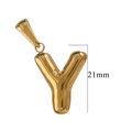 Gold Y / 2pcs/pack
