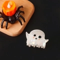 Geest haarclip in parelmoer wit PVC met schattige ogen en blosjes voor Halloween-kapsels - Parelmoer Witte Geest-Verlegen Expressie