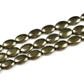 Ovale Pyrit-Loseperlen mit goldener Metalloptik für die handgemachte Schmuckherstellung - Oval 13*18mm