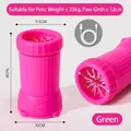 Pink electric pet paw cleaner for dogs with silicone brushes and USB charging - Pink