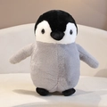 Adorable penguin plush toy with soft grey and white fur for kids comfort. - Grey Penguin / Height 35cm / Gray