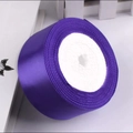 Deep purple 4cm satin ribbon roll for gift wrapping and DIY wedding decorations - Dark Purple (121#)