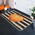 Halloween pumpkin floor mat featuring orange pumpkins and striped patterns for front door decor - 50*80cm / Pumpkin-06