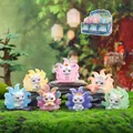 Lucky Fox glowing resin figurine in colorful gradient colors for desk decoration - -418 Good Luck Always With The Nine-tailed Fox Set 6 / Random 1pc