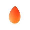 Spugnetta trucco a goccia con sfumatura da arancione a giallo su sfondo bianco - Forma a Goccia Sfumata / Giallo Arancio Sfumato