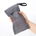 Grey Nylon Soap Bag