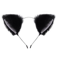Black Fur White Inner (No Bow)