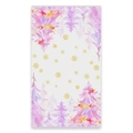 Microfiber kitchen towel with pink and purple watercolor Christmas tree pattern - 45*66cm / Pink Purple Forest (CSJ1-17)
