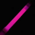 Pink 6-inch luminous glow stick with hanging hook for camping and outdoor events - 6inch / Pink