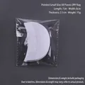 50pcs pack of white non-woven fabric eyeshadow and eyelash isolation pads for makeup - 50Pcs/Small/OPP Bag