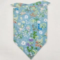 Light blue floral pet bandana with colorful flower patterns and adjustable straps - L / Pattern 24/Light Blue Natural Floral