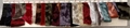 Velvet ribbon color chart showing 24 luxury shades for DIY Christmas bow making - Color Swatch Selection