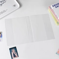 Transparent A5 binder cover made of high-quality PVC for photo cards and postcards - A5 Pure Transparent Cover