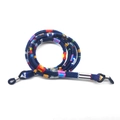 Detalle del cordón étnico tejido para gafas con patrones coloridos y lazos ajustables - Estilo 3/Azul Oscuro Étnico