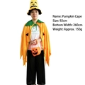 One Size Adult Pumpkin Cloak Orange Pumpkin