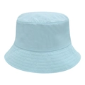 Quick-dry lightweight bucket hat in light sky blue with reinforced stitched brim detail - M (56-58cm) / Sky Blue
