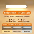 30cm slim LED motion sensor light bar with silver shell and 3 adjustable color temperatures - 300mm 3 Colors Sensor