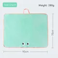 Absorbent mint green pet bathrobe in microfiber with pink piping and hanging loop - Dian Green
