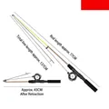 3-section telescopic fishing rod cat toy with reel and handle for interactive play - Fishing Reel Style Telescopic Wand
