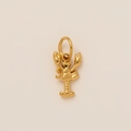 Golden 18K vacuum plated lobster shaped stainless steel pendant for DIY jewelry - Lobster/Scorpion