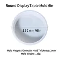 6-inch ronde siliconen mal voor DIY-harsstoelen en grote cirkelvormige tafels - Ronde Basisvorm 6 Inch