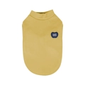 Gilet jaune en coton pour animaux avec patch cœur Cuddle Champ pour petits chiens - Jaune