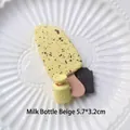 3D cream ice cream fridge magnet with milk bottle and chocolate resin decorations - Milk Bottle Ice Cream