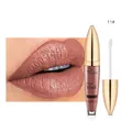 Rossetto liquido opaco Pudaier 11 lucidalabbra marrone rosa brillante con applicatore - 11# Rosa Nude Glitter