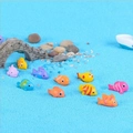 Miniature colorful tropical fish resin ornaments for DIY aquarium micro landscape - Random Mini Fish (1pc)