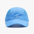 Sky blue quick-dry baseball cap with breathable side mesh panels and brand logo - Adjustable / Light Blue