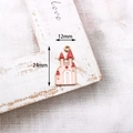 Pink and red enamel castle charm pendant for DIY jewelry making with gold-tone finish - 15# Castle (F032) / 10 Pieces Pack