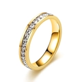 US 12 / 4mm Einreihig / Gold