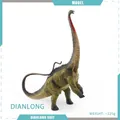 Diplodocus dinosaur model toy in dark green and red colors, weighing 225g for kids - Green Diplodocus (PL124-218) / 225g