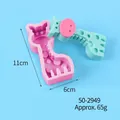Moule en silicone girafe rose pour gâteaux 3D d'animaux, fondant et cire de bougie - Style Girafe Rose (50-2949-A)