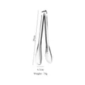 29cm stainless steel food tongs with hollow head design for BBQ and kitchen use - Slanted Hole Tongs 12 Inch