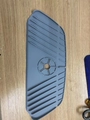 Tappetino drenante in silicone grigio con scanalature per protezione lavandino - Tappetino per Rubinetto Modello B / Grigio