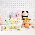 Cute milk candy series plush animal keychains in various colorful character designs - Milk Candy Series / Random One