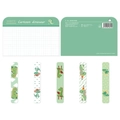Retro cartoon dinosaur theme magnetic bookmarks set with five different cute illustrations - Cartoon Little Dinosaur CXSQ013