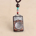 Ebony Red Auspicious Beast Trigrams Rope Style