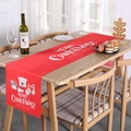 Table Runner 05 (Red Cartoon Animals)
