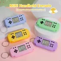 Mini-Tetris-Spielkonsole als Schlüsselanhänger in Macaron-Farben mit LCD-Bildschirm und Tasten - PSP-Stil Zufällige 5 Farben