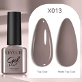 LILY'CUTE 7ml taupe gel nail polish in shade X013 with glossy and matte finish effects - Taupe (13)