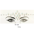 Face rhinestone stickers acrylic face gems sparkle party makeup festival decorative crystal - Face Rhinestone Sticker Style (YT-121)